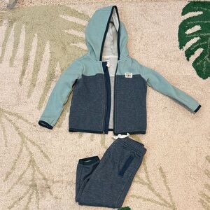 Carter's Blue and Gray Kids Jogger Set